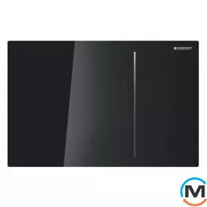 Клавиша для смыва Geberit Sigma 70 цвет: черное стекло, фото 