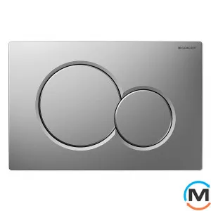 Смыва клавиша "Geberit Sigma 01", пластик, хром матовый, фото 