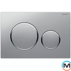 Змивання клавіша Geberit Sigma 20 хром матовий / хром глянсовий / матовий хром, фото 