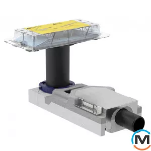 Сифон Geberit CleanLine, висота підлоги від 65мм, L 300мм (висота підлоги 65-90мм), фото 