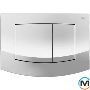 Панель двойного слива для унитаза TECEambia (хром глянцевый), фото 