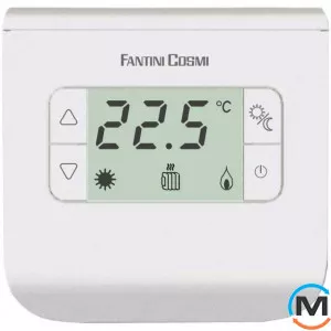 Электронный комнатный термостат FanCoil СН 110(белый, серебристый, черный), фото 