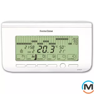 Тижневий електронний кімнатний термостат FanCoil СН 150, фото 