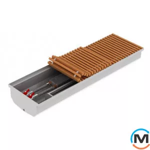 Внутрішньопідлоговий конвектор FanCoil FCFW 300x2500x125, Тип конвектора: З вентилятором, Корпус конвектора: Нержавіюча сталь, Кількість теплообмінників: 1, Напруга вентилятора: 12 V, Глибина (мм): 125, Ширина (мм): 300, Довжина (мм): 2500, фото 