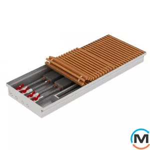 Внутрипольный конвектор FanCoil FCF 09 Plus PREMIUM 380x2500x90, Тип конвектора: С вентилятором, Корпус конвектора: Нержавеющая сталь, Кол-во теплообменников: 2, Напряжение вентилятора: 24 V, Глубина (мм): 90, Ширина (мм): 380, Длина (мм): 2500, фото 