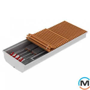 Внутрішньопідлоговий конвектор FanCoil FCFW PREMIUM 300x1250x125, Тип конвектора: З вентилятором, Корпус конвектора: Нержавіюча сталь, Кількість теплообмінників: 1, Напруга вентилятора: 24 V, Глибина (мм): 125, Ширина (мм): 300, Довжина (мм): 1250, фото 