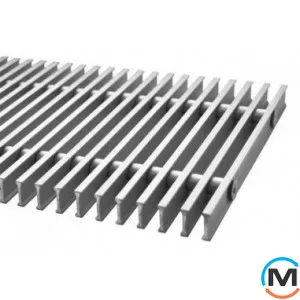 Решітка дюралюмінієва FanCoil RA-FCFN 135x2000x245, Виконання: Дюралюмінієва, Глибина (мм): 245, Ширина (мм): 135, Довжина (мм): 2000, фото 