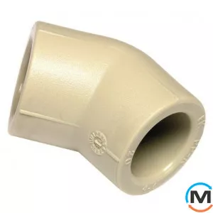 Поліпропіленовий кут Ekoplastik 25 мм 45 °, фото 