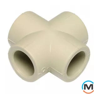 Поліпропіленова хрестовина Ekoplastik 32 мм, Діаметр (мм): 32, фото 