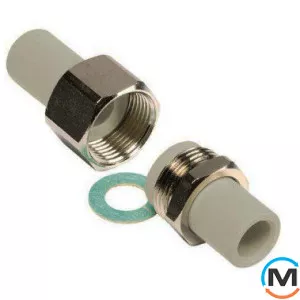 Поліпропіленове розбірне з'єднання Ekoplastik 20 мм, Діаметр (мм): 20, фото 