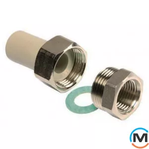 Полипропиленовое резьбовое соединение Ekoplastik Р.В. 20 мм х 1/2", Тип резьбы: Внутренняя, Диаметр резьбы: 1/2", Диаметр (мм): 20, фото 