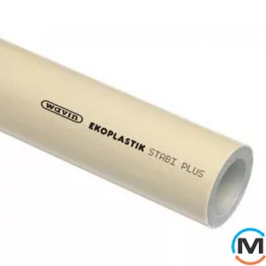 Поліпропіленова труба Ekoplastik Stabi Plus 90 мм, Тип труби: Алюміній, Призначення труб: Універсальна, Діаметр (мм): 90, фото 