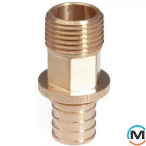 Переходник Rehau Rautitan RX с наружной резьбой 16-R 1, Тип резьбы: Наружная, Диаметр резьбы: 1", Диаметр (мм): 16, фото 