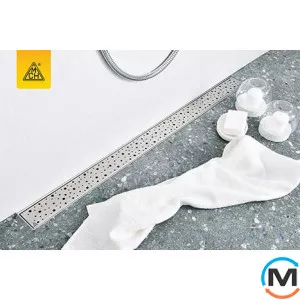 Душовий канал MCH CH 750 DN 3 з ґратами "Краплі", фото 