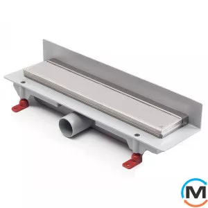 Душовий канал MCH CH 350 KN 3 з ґратами "Класик/Під плитку", Монтажна довжина (мм): 415, фото 