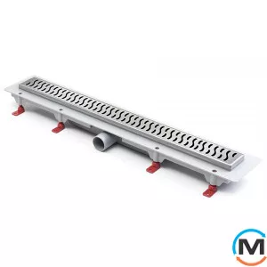 Душовий канал MCH CH 650/50 HN 1 з ґратами "Гармонія", Монтажна довжина (мм): 715, фото 