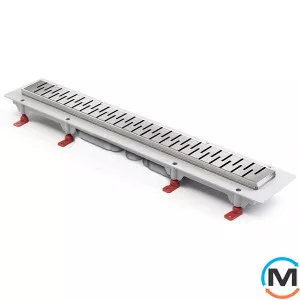 Душовий канал MCH CH 650/S40 MN 1 з ґратами "Медіум", Монтажна довжина (мм): 715, фото 