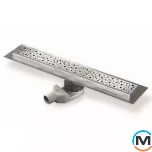 Душовий канал MCH CH N 650 S 1 з ґратами "Квадрати", Монтажна довжина (мм): 715, фото 