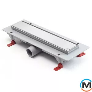 Душовий канал MCH CH 350 KN 1 з ґратами "Класик/Під плитку", Монтажна довжина (мм): 415, фото 