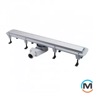 Душовий канал Waterway Stream 900 корпус сірий, Колір: Сірий, Довжина (мм): 908, Ширина (мм): 120, Матеріал: Сталь нержавіюча, фото 