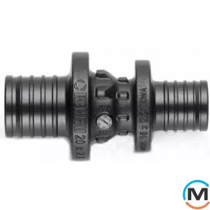 Муфта сполучна Rehau Rautitan PX перехідна 20-16, Варіант: 20-16, Діаметр (мм): 20, Робочий тиск (бар): 10, Матеріал: PPSU поліфенілсульфон, фото 