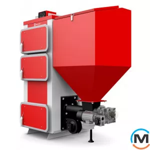 Универсальный котел Heiztechnik Q EKO 25, Тепловая мощность (кВт): 25, Объем топливного отсека (л): 200, фото 