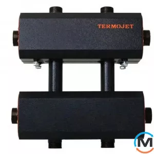 Коллектор комбинированный Termojet Dn32 в кожухе 1 выход вверх/вниз Dn25 (К22ВН125(200)), фото 