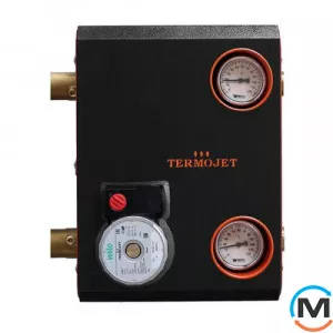 Насосная группа Termojet без смесителя в кожухе 130мм Dn25 (водонагреватель) (НГ – 67 (200)), фото 