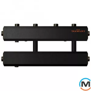 Колектор Termojet Dn50 у кожусі 300 мм міжосьове 2 виходи вгору Dn32 (К22В150(300)), фото 