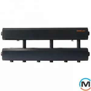 Колектор Termojet Dn50 у кожусі 300 мм міжосьове 3 виходи вниз Dn32 (К32Н150(300)), фото 