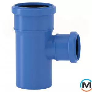 Трійник Valsir Triplus редукційний Ø50/40 87°, Градус (град.): 87, Модифікація: 50/40, Діаметр (мм): 50, фото 