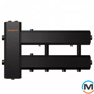 Коллектор Termojet Dn32 с гидрострелкой в кожухе 2 выхода вниз Dn25 (КГС22Н125(200)), фото 