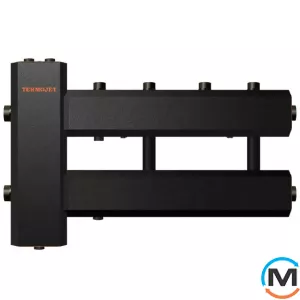 Коллектор Termojet Dn32 с гидрострелкой СК 26 в кожухе 2 выхода вверх Dn25 (КГС22В125(200)), фото 