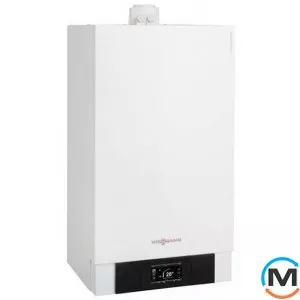 Котел Viessmann Vitodens 200-W 60 кВт одноконтурный, Vitotronic 100, Вариант: Vitotronic 100, Тип котла: Газовый конденсационный, Тепловая мощность (кВт): 60, Встроенный бойлер: Нет, Количество контуров: 1, Способ отвода газов: Турбированный, фото 