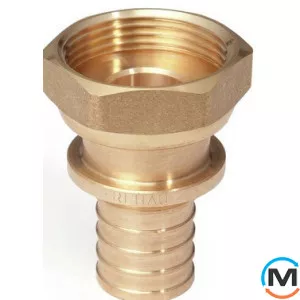 Перехідник Rehau Rautitan RX з накидною гайкою 16-G 1/2, Тип різьблення: Накидна гайка, Діаметр різьблення: 1/2", Діаметр (мм): 16, фото 