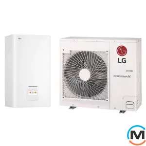 Тепловой насос LG THERMA V сплит 9 кВт 1 фаза R32, Тепловая мощность (кВт): 9, Вариант: Сплит, фото 