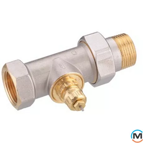 Клапан радіаторний Danfoss RA-G 20 прямий, Діаметр різьблення: 3/4", Виконання: Прямий, Колір: Нікельований, фото 