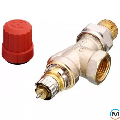Клапан радіаторний Danfoss RA-N 20 осьовий, Діаметр різьблення: 3/4", Виконання: осьовий, фото 