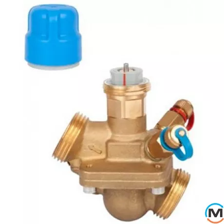 Балансувальний клапан Danfoss AB-QM 10 з вимірювальними ніпелями 55-275 л/рік, фото 