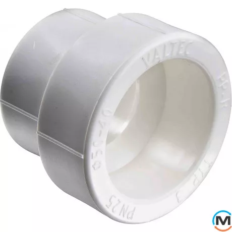 Поліпропіленова муфта Valtec перехідна PPR 40-20 мм, Модифікація: 40-20, Діаметр (мм): 40, фото 