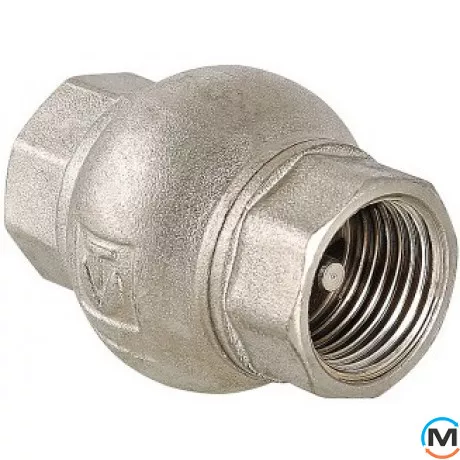 Зворотний клапан Valtec 1" (латунний золотник), Діаметр різьблення: 1", Модифікація: Латунний золотник, Матеріал: Латунь, фото 