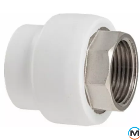 Полипропиленовый соединитель Valtec PPR под ключ с переходом на вн. р. 63х2", Тип резьбы: Внутренняя, Диаметр резьбы: 2", Диаметр (мм): 63, фото 