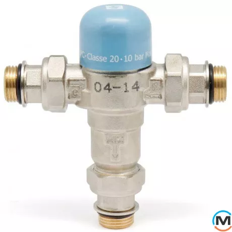 Триходовий термостатичний змішувальний клапан 1/2" (не регул.), фото 