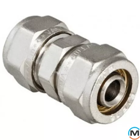 Valtec VTm.303 З'єднання 20-16, Варіант: 20x16, Діаметр (мм): 20, Робочий тиск (бар): 10, Матеріал: Сталь нержавіюча, фото 