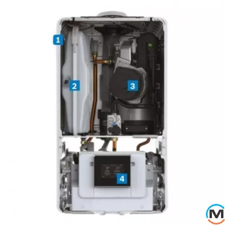 Котел конденсационный BOSCH GC5700iW 45 P, Тепловая мощность (кВт): 42.6, Количество контуров: 1, фото , изображение 4