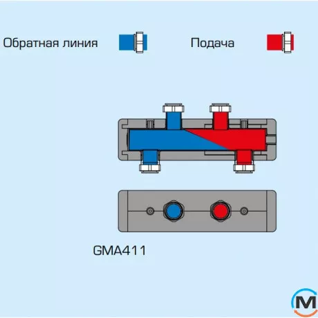 Гідрострілка ESBE GMA411 для насосних груп, фото , зображення 3