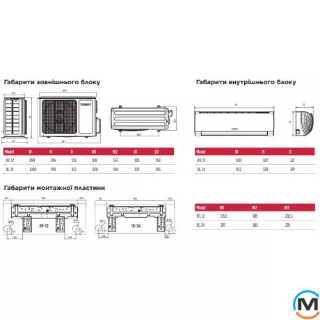 Кондиціонер тепловий насос Tosot Lyra Two Stage GV-18W2S, Площа приміщення (кв.м): 50, фото , зображення 5