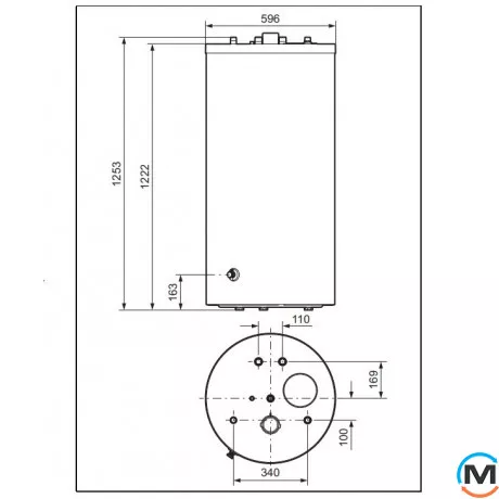 Комбінований бойлер Vaillant uniSTOR VIH RW 200/2 B, Об'єм (л): 200, фото , зображення 4