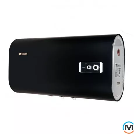 Водонагреватель Willer EH80R Spring горизонтальный (цвет черный матовый), фото 