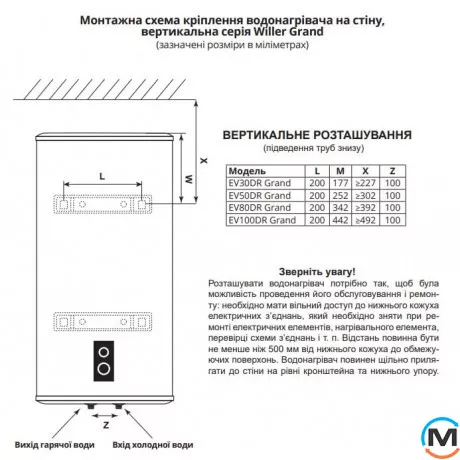 Водонагреватель Willer EV30DR Grand (цвет черный матовый), фото , изображение 8